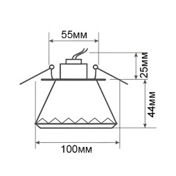 Spot Lemanso ST154 transparent G9 10W 230V