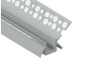 Aluminum profile for LED strip for plasterboard AL-21-1 3 meters anodized internal for plaster corner LEDUA