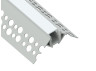 Aluminum profile for LED strip for plasterboard AL-21-2 3 meters anodized external corner LEDUA