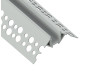 Aluminum profile for LED strip for plasterboard AL-21-2 3 meters anodized external corner LEDUA