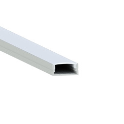 Aluminum profile for LED strip AL-15 3 meters anodized surface mounted LEDUA
