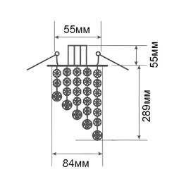 Spot Lemanso ST148 transparent-chrome MR16 10W