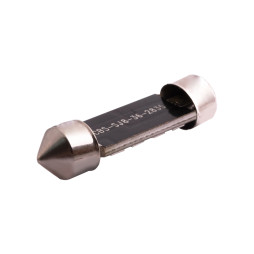 LED car lamp S85-36mm-8smd 2835 black board white 12V LEDUA