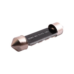 LED car lamp S85-39mm-12smd 2835 black board white 12V LEDUA