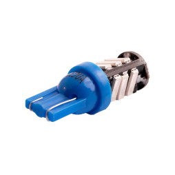 LED car lamp T10-7020-11smd blue 12V LEDUA