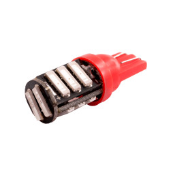 LED car lamp T10-7020-11smd red 12V LEDUA
