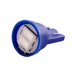 LED car lamp T10-5630-2smd blue 12V LEDUA