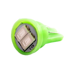 LED car lamp T10-5630-2smd green 12V LEDUA