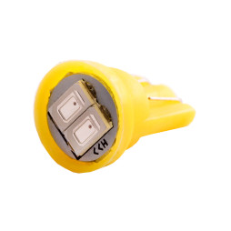 LED car lamp T10-5630-2smd yellow 12V LEDUA