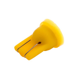 LED car lamp T10-5630-2smd yellow 12V LEDUA