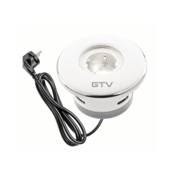 SHUTTER extension cord 1 SCHUKO socket, cable with plug 1.5m 180-250V white GTV