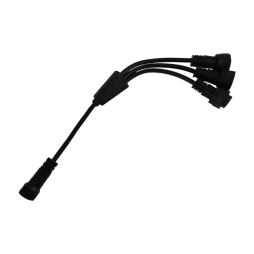 Adapter for garland IP65 cable 10cm 2*0.75mm 220V / LMA8015 1 socket - 3 plugs Lemanso