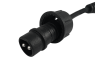 Adapter for garland IP65 cable 10cm 2*0.75mm 220V/ LMA8016 3 sockets - 1 plug Lemanso