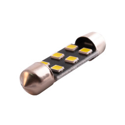 LED car bulb S85-39mm-6smd 2835 black board white 12V LEDUA