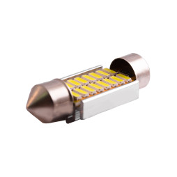 LED car lamp S85-36mm-16smd 4014 white 12V LEDUA