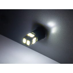 LED car lamp T10-5630-10smd white 12V LEDUA