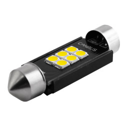 LED car lamp S85-41mm-6smd 3020 12-24V white LEDUA