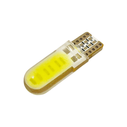 LED car lamp T10-COB-01 silicone white 24V LEDUA