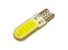 LED car lamp T10-COB-01 silicone white 24V LEDUA