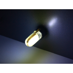 LED car lamp T10-COB-01 silicone white 24V LEDUA