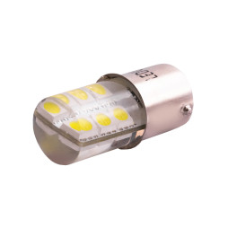 LED car lamp T25-5050-12SMD silicone 1156 white 24V LEDUA