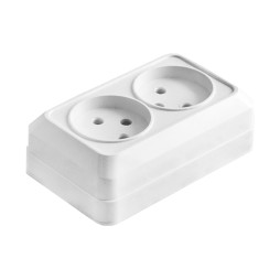 Double white 16A Yaweitai EW-1811 socket