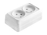 Double white 16A Yaweitai EW-1811 socket