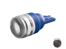 LED car lamp T10-2835-3smd with lens blue 12V LEDUA
