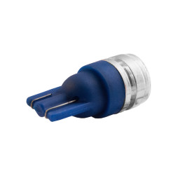 LED car lamp T10-2835-3smd with lens blue 12V LEDUA