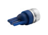 LED car lamp T10-2835-3smd with lens blue 12V LEDUA
