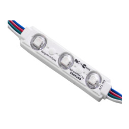 LED modules 5050-3smd 12V IP65 lens RGB LEDUA