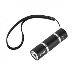 Flashlight 1W VIPOW aluminum URZ0902 warranty 30 days