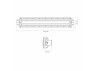 LED high bay linear light VIDEX HB022 100W 5000K 220V