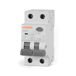 Differential circuit breaker VIDEX RESIST AC 2p 30mA 6kA 16A