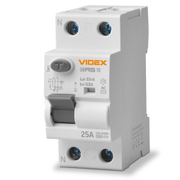 Differential relay VIDEX RESIST AC 2p 30mA 10kA 25A