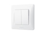 Two-button switch white VIDEX BINERA