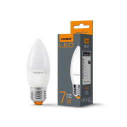 LED lamp C37e 7W E27 4100K 220V VIDEX