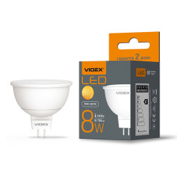 LED lamp MR16e 8W GU5.3 4100K 220V VIDEX