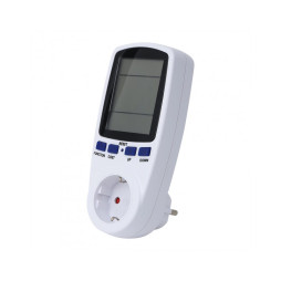 Socket with electricity meter energy meter Feron TM55