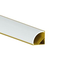 Aluminum profile for light LED stitching AL-06 2 meters gold cut LEDUA