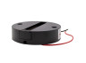 Track platform 2 WAY Lemanso incl. ABS circle, black / LM3226 fireproof