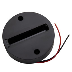 Track pad 2 WAY Lemanso cover PC circle, black / LM3227 fireproof