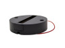 Track pad 2 WAY Lemanso cover PC circle, black / LM3227 fireproof
