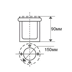 Світильник LED грунтовий Lemanso 9LED 9W 450LM 6500K / LM989