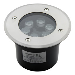 LED sidewalk lamp Lemanso 6LED RGB 6W 300LM / LM3708