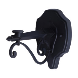 Aluminum wall bracket for balls with base Lemanso PL2105