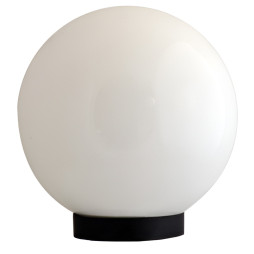 Ball diameter 150 white Lemanso PL2102 max. 25W + base with E27