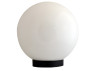 Ball diameter 150 white Lemanso PL2102 max. 25W + base with E27