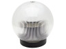 Ball diameter 150 transparent prismatic Lemanso PL2113 max. 25 W + base with E27