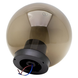 Ball diameter 200 smoky Lemanso PL2114 max. 25W + base with E27
